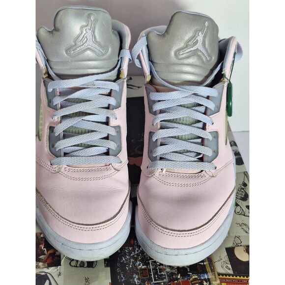Nike Air Jordan 5 SE Easter 2022 DV0562-600 Men's 8.5 Women's 10 PRE-OWNED - Picture 3 of 16